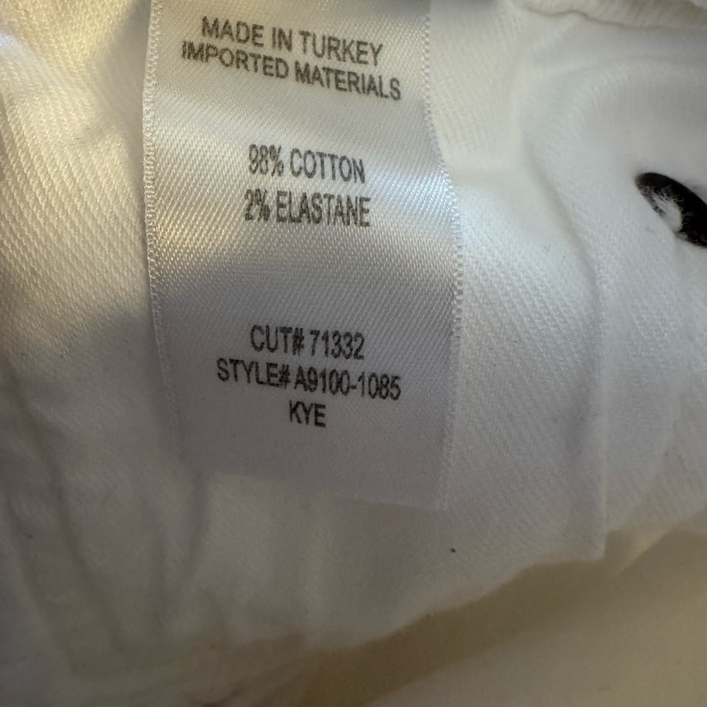 Agolde Women's Straight Leg Kaye White Jeans 27 - Picture 5 of 5